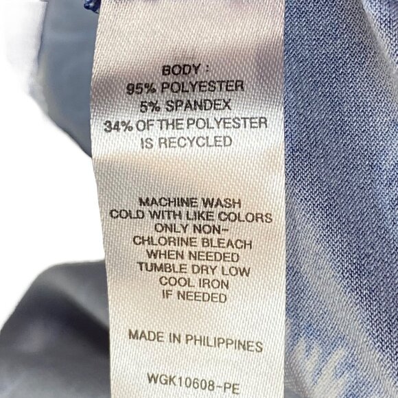 NWT 41 Hawthorn Floral Print Sleeveless V-Neck Top Knit Blue Size Small Petite - Picture 7 of 7